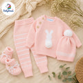 CONJUNTO DE CONEJO A RAYAS